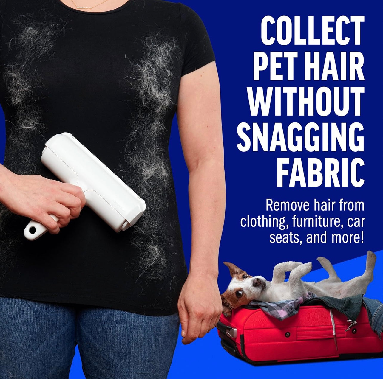 FurLift™ – Reusable Pet Hair Remover for Furniture & Carpets